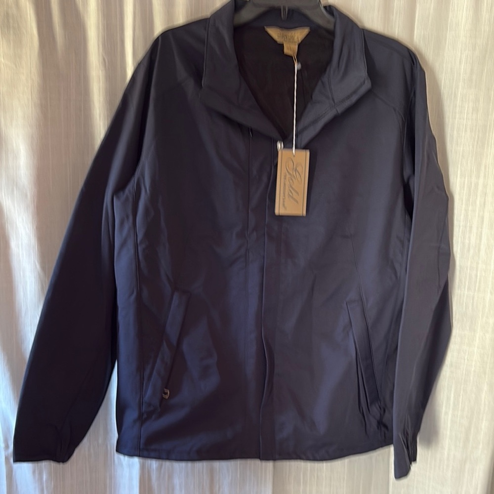 Black and Blue Windbreaker Jacket
